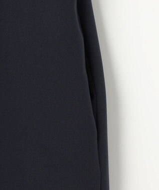 組曲 L 【KUMIKYOKU NAVY】コンフォータブルドレープ レース襟ワンピース ネイビー系