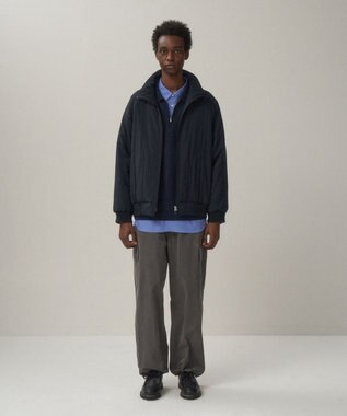 ATON MAT AIRY NYLON | ウールパテッドスタンドジャケット - UNISEX