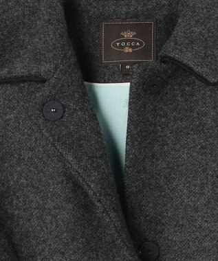 TOCCA 【消臭】BITTER CARAMEL CHOCOLATE ウールコート グレー系
