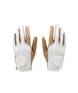 DAKS 羊革両手ゴルフグローブ ホワイト