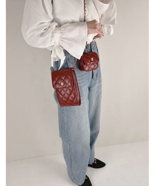 LA BAGAGERIE 【MONICA】キルティングマルチミニショルダー