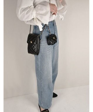 LA BAGAGERIE 【MONICA】キルティングマルチミニショルダー ブラック