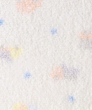 MIKI HOUSE HOT BISCUITS ガーゼバスタオル 白×ブルー