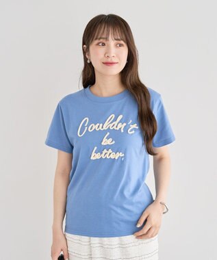 Green Parks ・ｓｗｉｎｇ　ｂｙ　コード刺繍ロゴＴＥＥ Blue