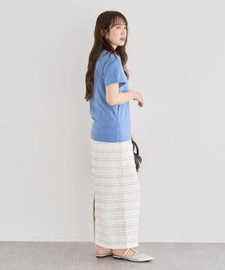 Green Parks ・ｓｗｉｎｇ　ｂｙ　コード刺繍ロゴＴＥＥ Blue