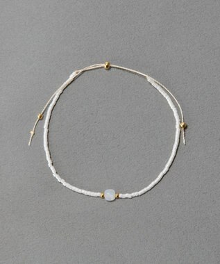 Phoebe ストーンコードブレスレット　ホワイト/天然石 ホワイト