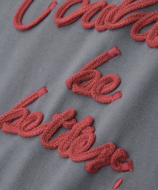 Green Parks ・ｓｗｉｎｇ　ｂｙ　コード刺繍ロゴＴＥＥ Charcoal Gray