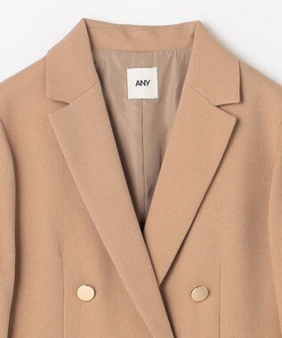 ANY ウーリッシュＷブレストジャケット キャメル