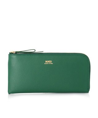 IBIZA MUNDO　牛革　L字ファスナー長財布 緑