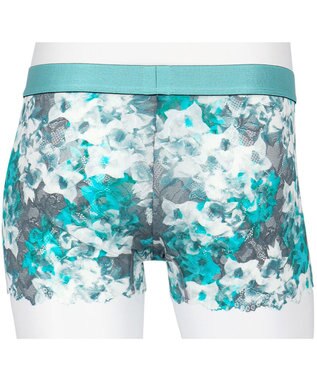 WACOAL MEN WACOAL MEN 【レースボクサー】 ボクサーパンツ フロント快適グラマラス 通気性 スカラ始末(裾部分) 前閉じ レース 下着 メンズ WT3826 /ワコールメン ターコイズ