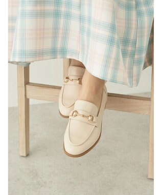 earth music&ecology ＯＲｉｅｎｔａｌＴＲａｆｆｉｃ　ビットローファー Beige