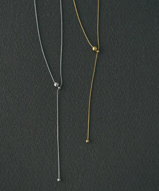 AMERICAN HOLIC 【ステンレス】スライド ネックレス Gold