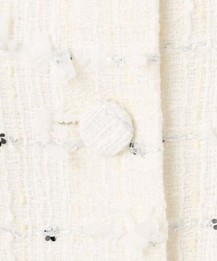 TOCCA 【八木アリサさん着用】【消臭】FLOWER HIDE AND SEEK ジレ アイボリー系