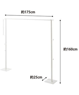 tower 折り畳み室内物干し タワー ホワイト ホワイト