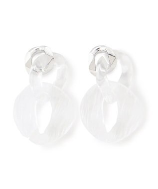 GRACE CONTINENTAL gren チェーンピアス クリア