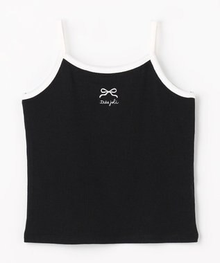 ANY KIDS テレコ キャミソール ブラック