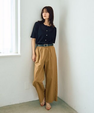YECCA VECCA 半袖シアーカーディガン Black