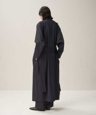 ATON TECHNO WOOL TWILL | ドレスコート CHARCOAL GRAY