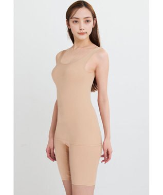 WACOAL あったかインナー 【ふんわりあったか】 ノースリーブ 天綿オーガニックを使用 あたたかい ムレにくい しなやかでやわらかい レディース CLB610 /ワコール カラシ