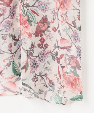 自由区 L 【カタログ掲載・洗える】マラケシュフラワープリント ブラウス マルチ