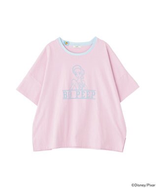 earth music&ecology 【予約】リンガーTシャツ/TOY STORY ピンク