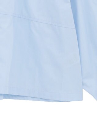 CRAFT STANDARD BOUTIQUE パネルデザインワイドシャツ Sax