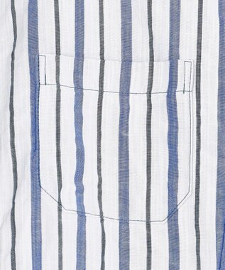 JOSEPH ABBOUD 【キングサイズ・2WAY】 リバーシブルシャツ サックスブルー系