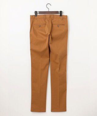 JOSEPH ABBOUD 【キングサイズ・ウェストも伸びる！/JAPANファブリック/ストレッチ】ハイパワーサテンストレッチ パンツ キャメル系