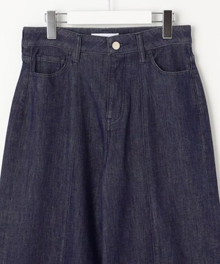 自由区 L 【洗える】ウスカルデニムバギー パンツ インディゴ