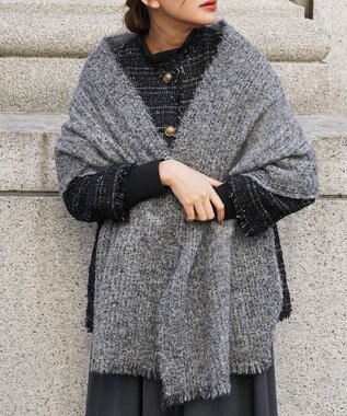 muto アルパカウールストール m-alp-gray