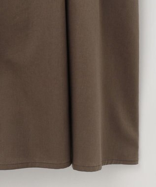 23区 【SLOW/一部店舗限定】ウォッシュドコットンサテン ワンピース ブラウン系