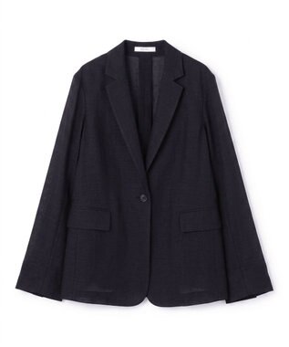 BEIGE， MOYE / シアーウール テーラードジャケット Navy