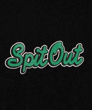 WEGO イラストモチーフグラフィックショートT ブラック