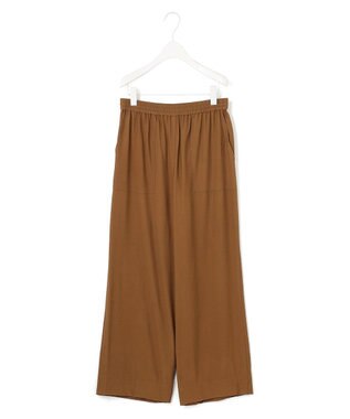 ICB 【洗える】VIS/NYタンブラーツイル ワイドパンツ キャメル系