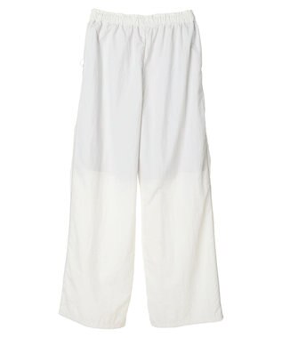 earth music&ecology サイドリボンラインパンツ（Ｏｆｆ　Ｗｈｉｔｅ） Off White
