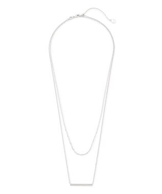 23区 バートップ 2WAY チェーン ネックレス シルバー系