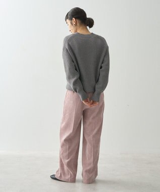 AMERICAN HOLIC コーデュロイタックワイドパンツ Pink