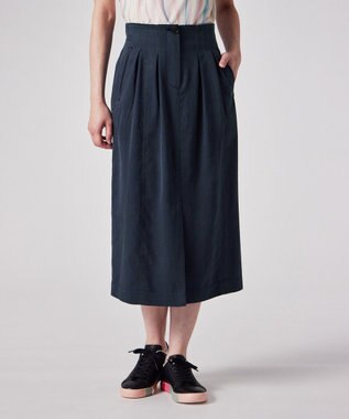 Paul Smith ツイル ストレート スカート ネイビー