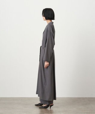ATON NIDOM SILK | ドレスコート CHARCOAL GRAY