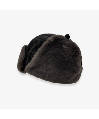 林八百吉商店 un chapeau  コーデュロイアビエイター グレー