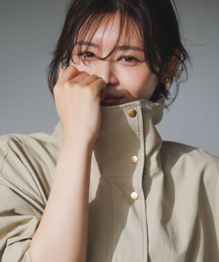 UNFILO スタンド ZIPアウター ベージュ