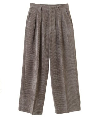 AMERICAN HOLIC コーデュロイタックワイドパンツ Mocha