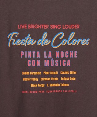 ANY L ANYファンクションロゴTシャツ ブラウン