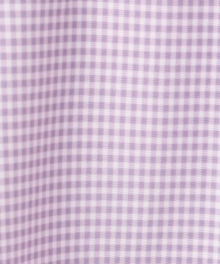 ANY KIDS ギンガムチェック×花柄セパレート水着 ラベンダーギンガム×花柄