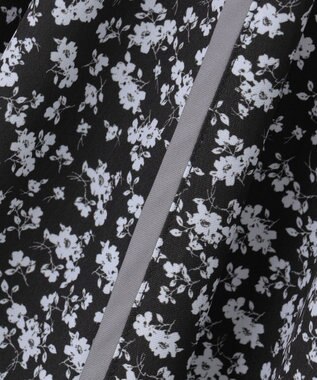 ANY SIS 【全方位 好印象】ラメフェザーニット×フラワースカート セット ブルー