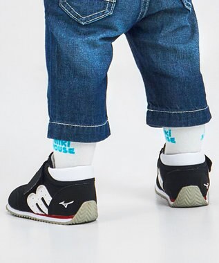 MIKI HOUSE HOT BISCUITS 【WEB限定】【13-15.5cm】ミズノコラボ セカンドベビーシューズ【WebLimited】 黒