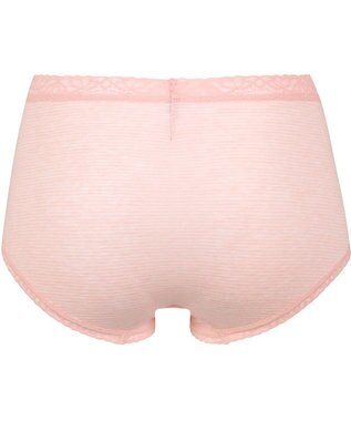 Wing ショーツ 綿混素材(身生地) やさしい肌あたり ここちよいフィット感 【デイリーフィット やわらかコットン】 はきこみ丈ふかめ EC3500 ウイング／ワコール ストロベリー