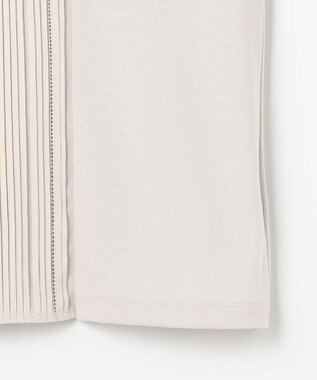 J.PRESS LADIES L プレーティングジャージー カットソー グレージュ系