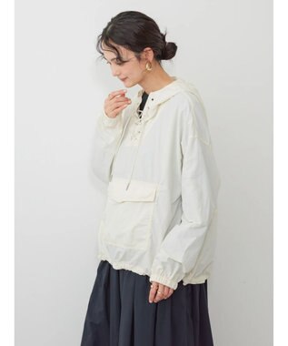 AMERICAN HOLIC ポケッタブル撥水加工アノラックパーカー Ivory