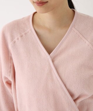 UCHINO エアリータッチ ラグランレディスローブ ピンク2